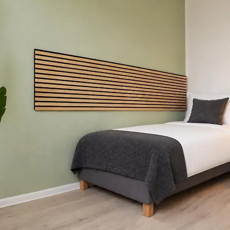 3-raum Für Geschäftsreisen Mit Einzelbetten, Küche, Wama, Balkon, Wlan, Self Check-in Halle (Saale)